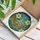 Green Tree Frogs Hammock Butterflies Stained Glass Blossoms - Tiffany Water Mosaic Wildlife Art Stained Glass Suncatcher - 3