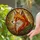Red Fox Head Stained Glass Tiffany Mosaic - Jewel Tones Dappled Light Foliage Art Stained Glass Suncatcher - 2