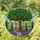 Jewel Tone Stained Glass Fruit Tree - Tuscan Village Cypress Hills Mediterranean Art Stained Glass Suncatcher - 1