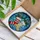 Christmas Stockings Candy Canes Holly Berries Snowflakes Stained Glass - Festive Holiday Gift Stained Glass Suncatcher - 3
