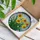Blooming Daffodil Bouquet Stained Glass Mosaic - Glowing Detailed Translucent Tiffany Art Stained Glass Suncatcher - 3