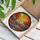 Rising Sun Mountain Autumn Trees Pathway Shrubs - Glowing Stained Glass Window Art Stained Glass Suncatcher - 3