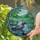 Loon with Chick Stained Glass Mosaic Lake Pond Nature Scene Tiffany Style Jewel Tones Stained Glass Suncatcher - 2