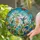Hummingbird Stained Glass Floral Mosaic Art - Tiffany Style Window Panel Home Decor Stained Glass Suncatcher - 2