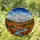 Majestic Snow-Capped Mountains River Valley Autumn Forest Stained Glass Nature Art Stained Glass Suncatcher - 1