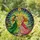 Witch Princess Dancing Stained Glass - Tiffany Jewel Tone Starburst Luminous Mosaic Art Stained Glass Suncatcher - 1