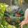 Cozy Cottage Red Roof Lake Mountain Sun Wildflower Tiffany Stained Glass Scenic Art Decor Stained Glass Suncatcher - 2