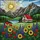 Cozy Cottage Red Roof Lake Mountain Sun Wildflower Tiffany Stained Glass Scenic Art Decor Stained Glass Suncatcher - 5