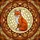 Majestic Fox Stained Glass Tiffany Style Jewel Tones Geometric Mosaic Concentric Art Stained Glass Suncatcher - 5