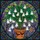 Tiffany Stained Glass Halloween Potted Plant with Cascading Ghosts & Spooky Mosaic Decor Stained Glass Suncatcher - 5