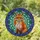 Majestic Red Fox Tiffany Stained Glass Art - Intricate Geometric Jewel Tones Alert Gaze Stained Glass Suncatcher - 1