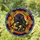 Stained Glass Mosaic Werewolf Snarling Fangs - Ornate Golden Medallions Home Decor Stained Glass Suncatcher - 1