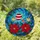 Poinsettia Holly Christmas Ornament Tiffany Stained Glass Jewel Tone Festive Mosaic Stained Glass Suncatcher - 1