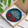 Poinsettia Holly Christmas Ornament Tiffany Stained Glass Jewel Tone Festive Mosaic Stained Glass Suncatcher - 3