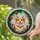 Tricolor Corgi Dog Stained Glass Christmas Pine Ornaments Snowflake Holiday Gift Stained Glass Suncatcher - 2