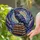 Iridescent Raven & Spellbooks on Ancient Tomes - Cosmic Tiffany Stained Glass Stained Glass Suncatcher - 2
