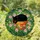 Black Cat Sleeping Terracotta Pot Tiffany Stained Glass - Green Vines Pink Roses Art Stained Glass Suncatcher - 1