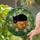 Black Cat Sleeping Terracotta Pot Tiffany Stained Glass - Green Vines Pink Roses Art Stained Glass Suncatcher - 2
