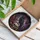 Black Raven Skull Bats Autumn Leaves Deep Purple Sky Tiffany Stained Glass Decor Stained Glass Suncatcher - 3