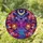 Spectral Ghost Screaming Skull Stained Glass Cosmic Night Sky Crescent Moons Starscape Stained Glass Suncatcher - 1