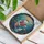 Mer-cat Stained Glass Underwater World - Tiffany Style Marine Life Gift for Cat Lovers Stained Glass Suncatcher - 3