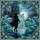Luminous Female Figure Dark Male Stained Glass Galleons Stormy Moonlit Seascape Roses Floral Stained Glass Suncatcher - 5