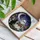 Ghost & Black Cat Reading Book with Moon & Bats - Stained Glass Autumn Halloween Art Stained Glass Suncatcher - 3