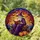 Wizard Jack-o'-lanterns Magical Book Purple Potion Bottles Halloween Bats Stained Glass Stained Glass Suncatcher - 1