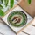 Detailed Stained Glass Beagle Dog Teddy with Green Leaves Flowers – Dog Lover Gift Stained Glass Suncatcher - 3