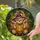 Teddy Bear Witch Hat Jack-o'-Lantern Autumn Foliage Intricate Mosaic Halloween Art Stained Glass Suncatcher - 2