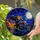 Fiery Jack-o'-lantern Chopper Motorcycle, Starry Night Moon Stained Glass, Halloween Horror Fan Gift Stained Glass Suncatcher - 2