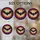 Colorful Stained Glass Bat Full Moon Night Sky Art - Intricate Star Mosaic Design Stained Glass Suncatcher - 4