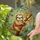Cute Smiling Sloth Tiffany Glass Style Jungle Foliage - Dappled Sunlight Tropical Mosaic Stained Glass Suncatcher - 2