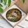 Colorful White Ghost Cowboy Hat Guitar Cacti Stained Glass Desert Mosaic Scene Stained Glass Suncatcher - 3