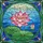 Intricate Stained Glass Pink Lotus Flower Water Scene - Tiffany Jewel Tone Art Stained Glass Suncatcher - 5