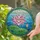 Intricate Stained Glass Pink Lotus Flower Water Scene - Tiffany Jewel Tone Art Stained Glass Suncatcher - 2