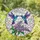 Hummingbird Pair Stained Glass Art - Tiffany Style Lavender Flowers & Iridescent Mosaic Stained Glass Suncatcher - 1
