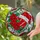 Santa Hat Heart Poinsettia Holly Leaves Snowflakes Christmas - Festive Holiday Decor Gift Stained Glass Suncatcher - 2