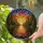 Stained Glass Sunset Lake River Trees Art - Tiffany Style Intricate Jewel Tone Reflective Nature Stained Glass Suncatcher - 2