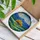 Golden Autumn Trees Stained Glass Mountain Landscape Rolling Hills Tiffany Art Decor Stained Glass Suncatcher - 3