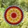 Stained Glass Mandala Starburst - Radiant Sun-like Geometric Tiffany Jewel Tone Art Stained Glass Suncatcher - 1
