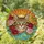 Tabby Cat Face Stained Glass with Roses - Tiffany Art Home Decor Gift for Cat Lovers Stained Glass Suncatcher - 1