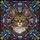 Brown Black Tabby Cat Emerald Eyes Stained Glass Tiffany Style Art Mosaic Decor Stained Glass Suncatcher - 5