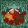 Tabby Cats Santa Hats Poinsettia Holly Christmas Trees - Winter Holiday Gift for Cat Lovers Stained Glass Suncatcher - 5