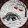Badger Snow Frost Berries Tiffany Stained Glass Winter Mosaic Wildlife Art Home Decor Stained Glass Suncatcher - 5