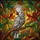 Grey Cockatoo Stained Glass Tiffany Style Leaves Tree Branch Mosaic Window Art Stained Glass Suncatcher - 5