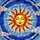 Serene Sun Face Tiffany Stained Glass Fiery Rays Fluffy Cloud Mosaic Sky Intricate Jewel Tone Stained Glass Suncatcher - 5