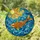 Tiffany Stained Glass Koi Fish Sun Mosaic - Swirling Water Currents Window Decor Gift Stained Glass Suncatcher - 1