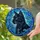 Black Cat Blue Eyes Stained Glass Floral Mosaic Art - Tiffany Style Intricate Detail Home Decor Stained Glass Suncatcher - 2