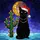 Black Cat Santa Hat Christmas Cactus - Stained Glass Holiday Gift for Cat Lovers Stained Glass Suncatcher - 5